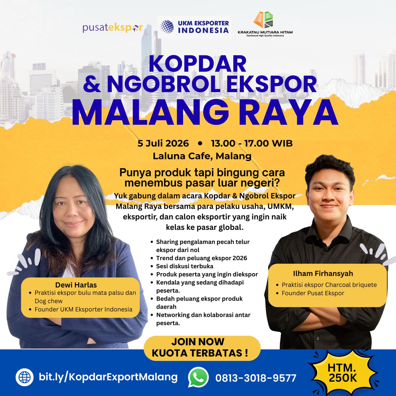 KOPDAR & NGOBROL EKSPOR MALANG RAYA 2026