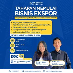 TAHAPAN MEMULAI BISNIS EKSPOR